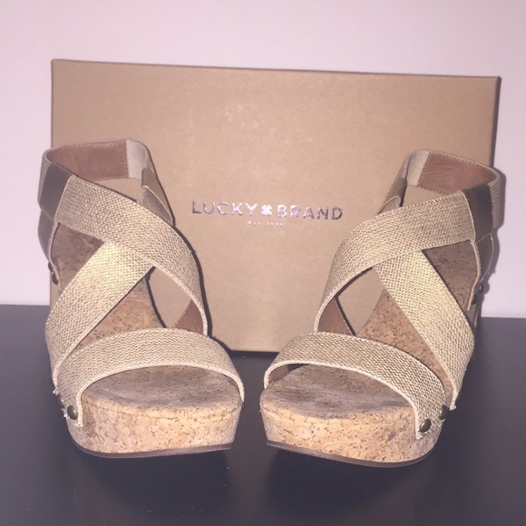 Lucky Brand Shoes - TAKE 50% OFF 🍀 LUCKY 🍀 BRAND 🍀 Wedges w/box🍀